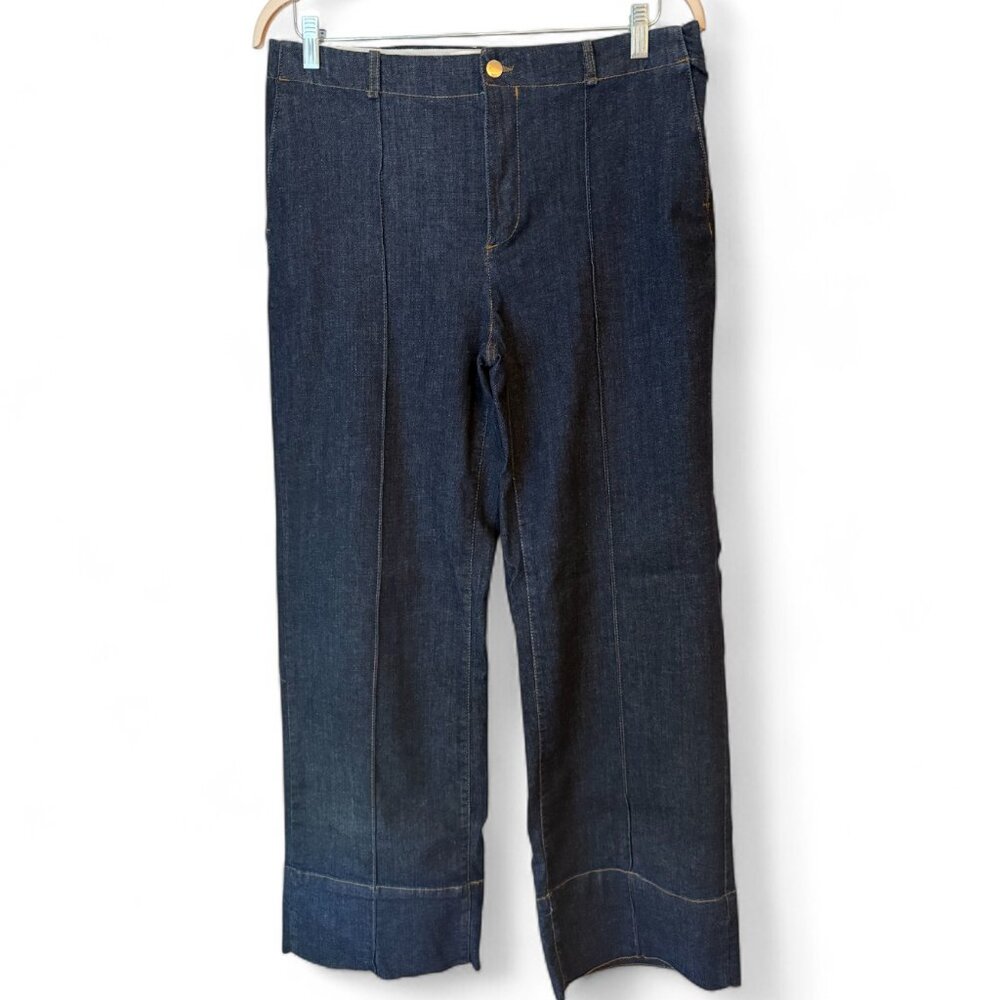 ZARA Dark Wash Denim Trousers – Size XL